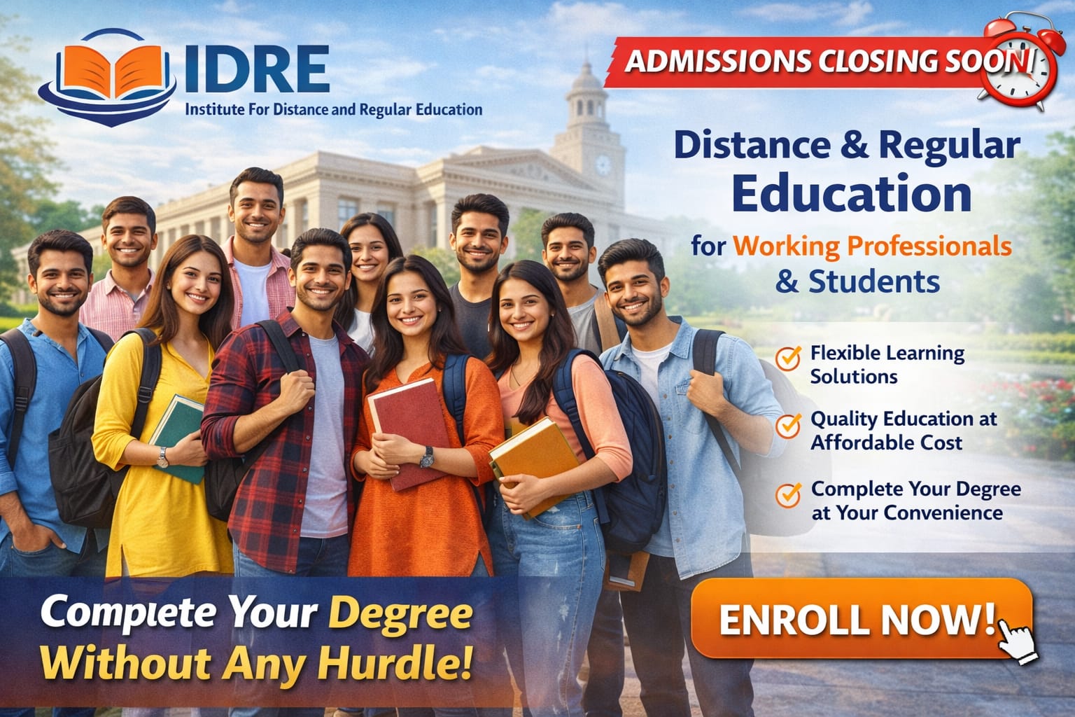 IDRE -- Institute for Distance & Regular Education | UGC-Aligned ...